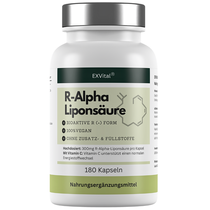 R-Alpha-Liponsäure 180 Kapseln, 300mg von EXVital