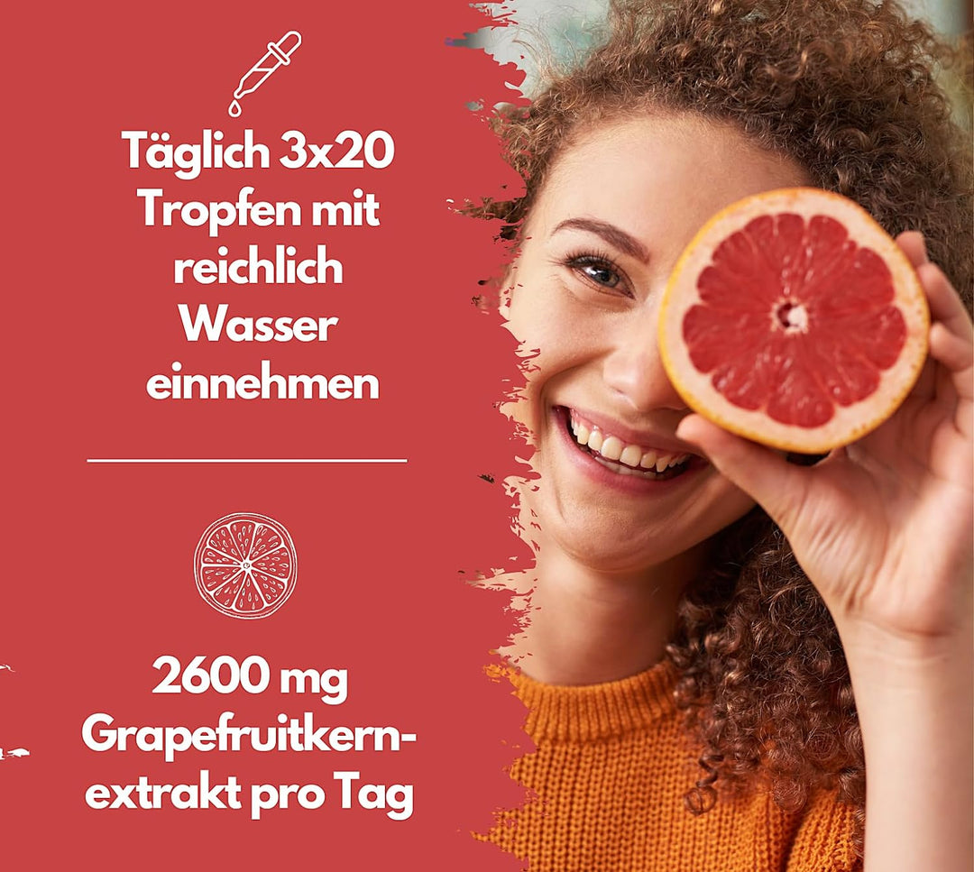 Bio Grapefruitkernextrakt Tropfen von EXVital, 1200mg Bioflavonoide