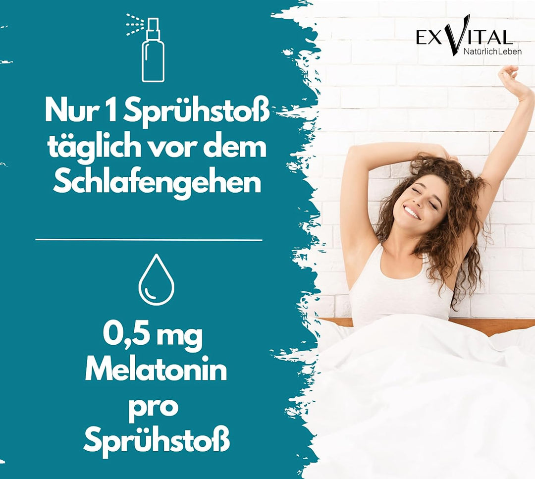 Melatonin Schlafspray 30 ml Sprühflasche hochdosiert