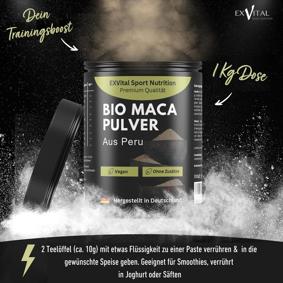 BIO Maca Pulver von EXVital aus Peru, 1kg