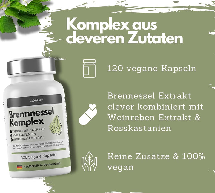 Brennnessel Komplex mit Weinreben &amp; Rosskastanien von EXVital