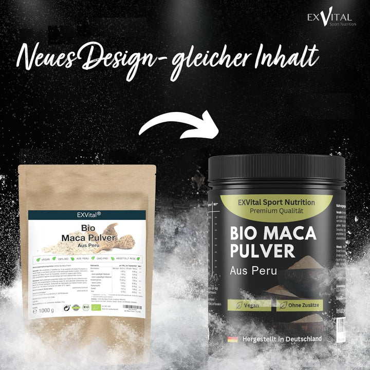 BIO Maca Pulver von EXVital aus Peru, 1kg