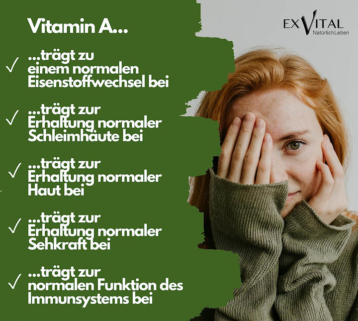 Vitamin A Tropfen (Retinol) von EXVital