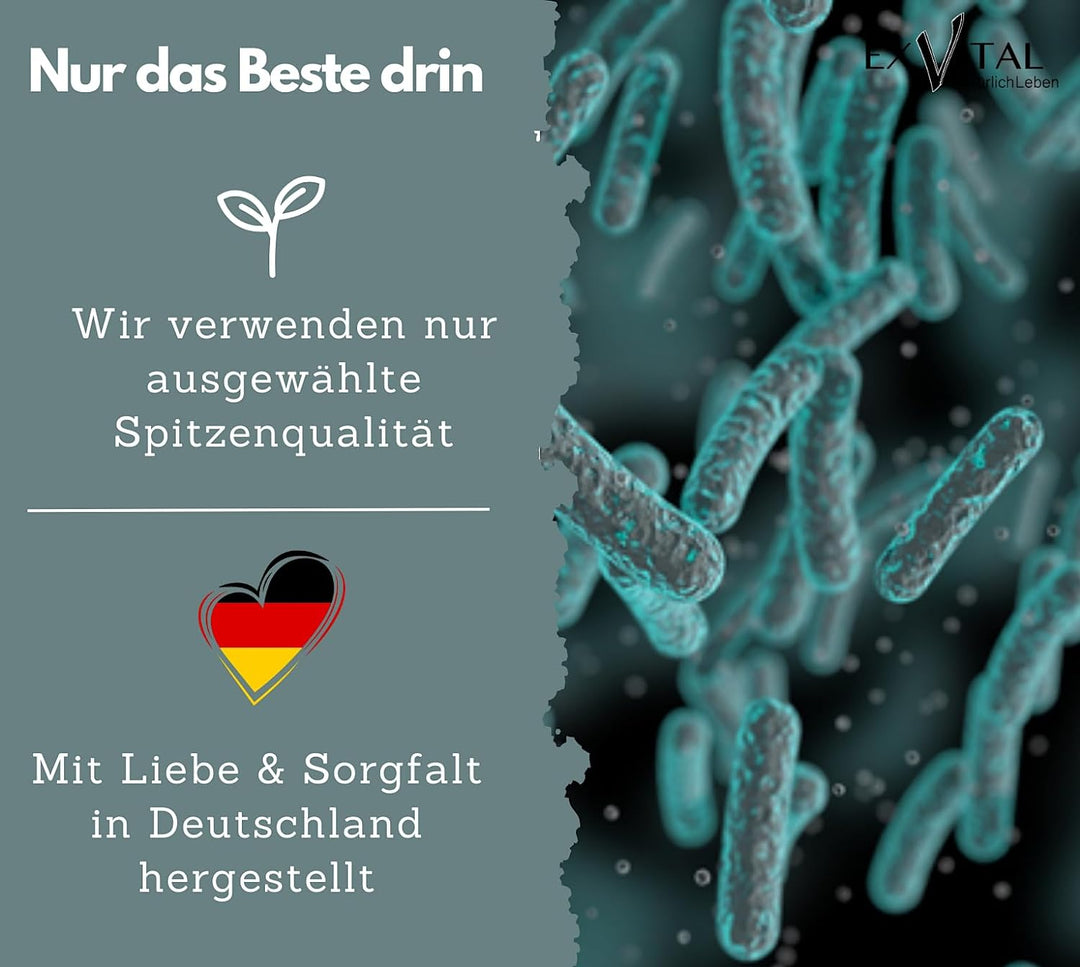 Flora+ Kulturen Komplex mit 500 Mrd. KBE/g - 22 Bakterienkulturen von EXVital