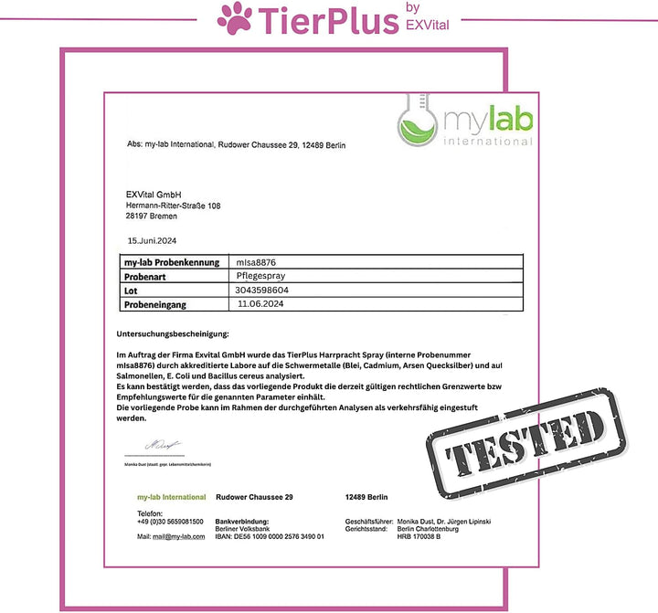 Haarpracht Spray für Pferde &amp; Hunde von TierPlus