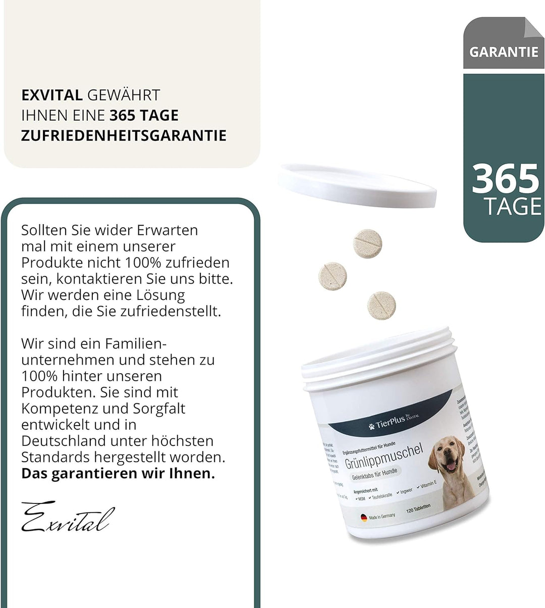 Grünlippmuschel Plus - Gelenktabletten für Hunde
