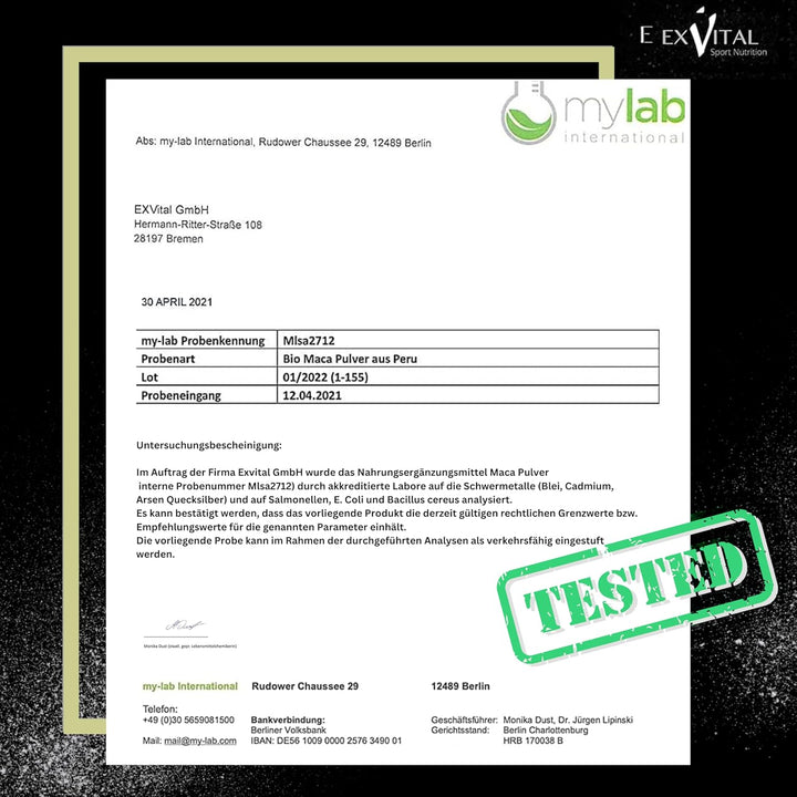 BIO Maca Pulver von EXVital aus Peru, 1kg