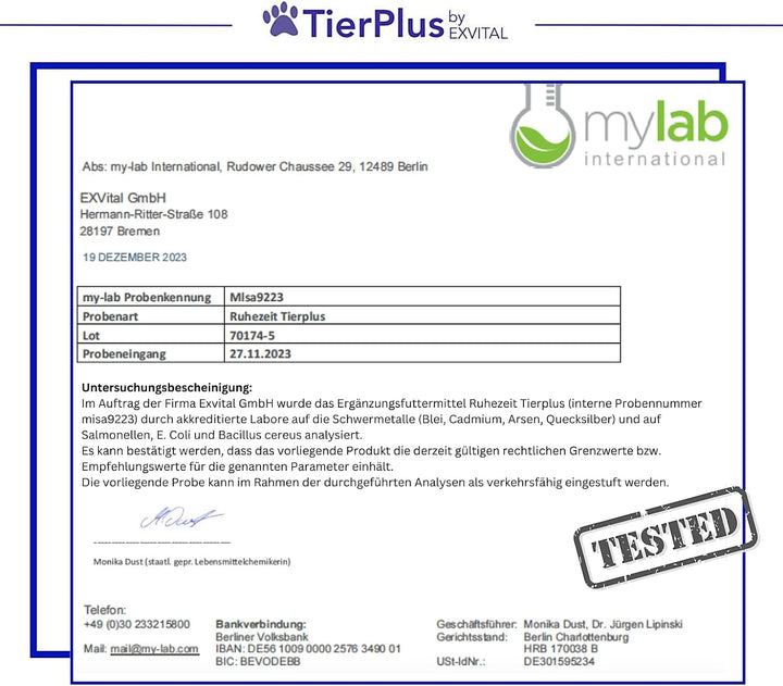 TierPlus Ruhezeit Tabletten für Hunde mit Baldrian und Ashwagandha