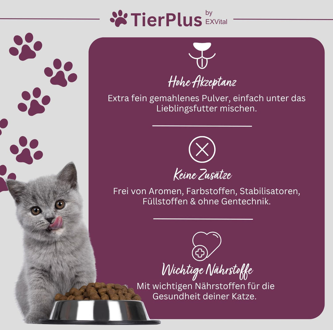 TierPlus Anti Hairball Komplex Pulver für Katzen