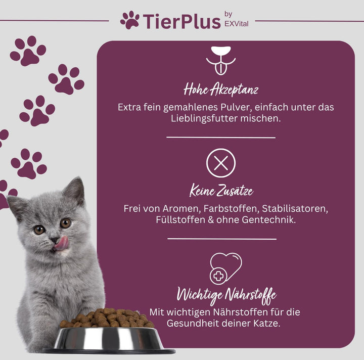 TierPlus Anti Hairball Komplex Pulver für Katzen