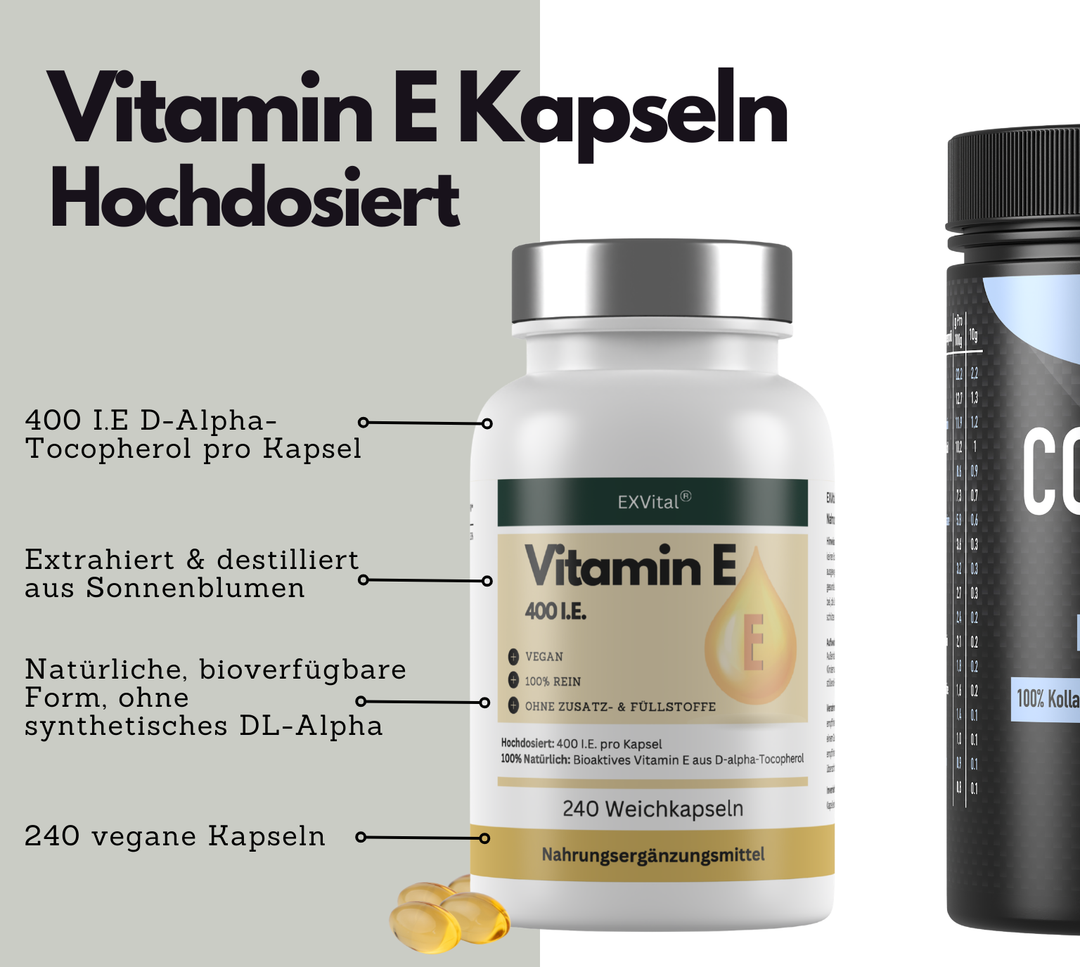 Daily Nutrition Set (Collagen Pulver, Omega 3 &amp; Vitamin E Kapseln)
