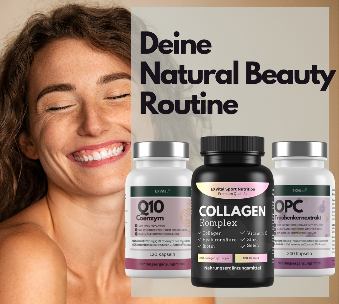 Natural Beauty Set (Collagen Komplex, Q10 &amp; OPC Kapseln)
