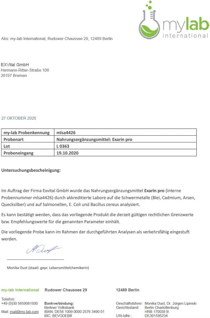 EXARIN PRO © 638mg Komplex Formel für aktive Männer
